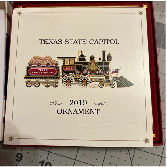 NIB 2019 Texas State Capitol Christmas Ornament - Picture 2 of 3